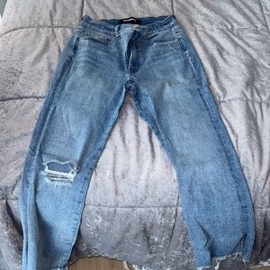 Express Blue Distressed Jeans